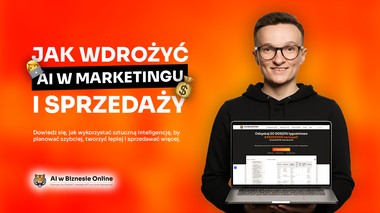 AI w marketingu i sprzedaży online – praca z narzędziami sztucznej inteligencji